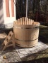 Купель с подогревом из кедра D=1.5 с внутренней печкой на дровах. (Фурако)